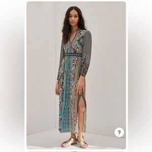 Anthropologie x Bhanuni by Jyoti Ronika Patterned Maxi Dress Multi